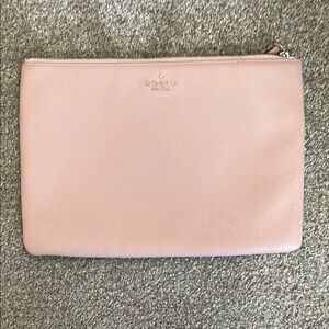 Kate Spade Pink Leather Clutch